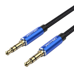 Vention BAWLH Cable Estéreo BAWLH/ Jack 3.5 Macho - Jack 3.5 Macho/ 2m/ Azul, 3,5mm, Macho, 3,5mm, Macho, 1 m, Azul