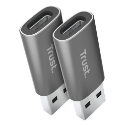 Trust 25573 Calyx, USB Type-C, USB Type-A, Gris 2