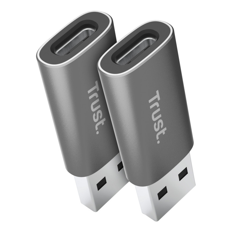 Trust 25573 Calyx, USB Type-C, USB Type-A, Gris