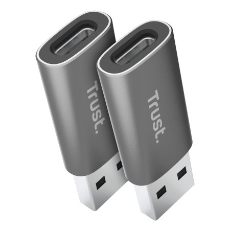 Trust 25573 Calyx, USB Type-C, USB Type-A, Gris