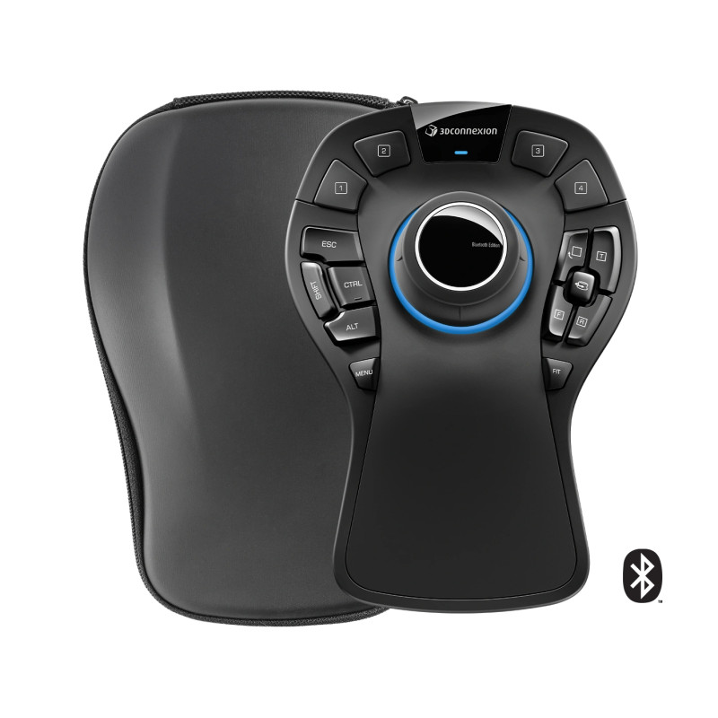 3Dconnexion 3DX-700119 SpaceMouse Pro Wireless – BLUETOOTH, 6DoF, Bluetooth, Negro