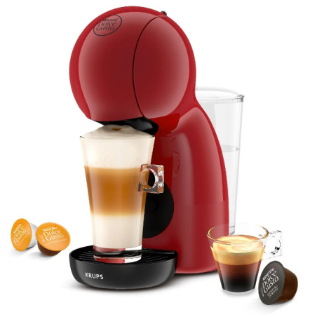 Krups KP1A35AS NESCAFÉ DOLCE GUSTO KP1A35AS, Macchina per caffè a capsule, 0,8 L, Cápsula de café, 1600 W, Rojo