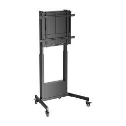 AISENS FT100E-263 Soporte PRO de suelo contrapeso con ruedas para TV 60-90Kg de 60-100, Negro, 152,4 cm (60"), 2,54 m (100"),