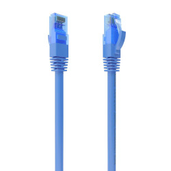 AISENS A135-0803 Cable De Red Latiguillo RJ45 Cat.6 UTP AWG26 CCA, Azul, 4.0 m, 4 m, Cat6, U/UTP (UTP), RJ-45, RJ-45, Azul
