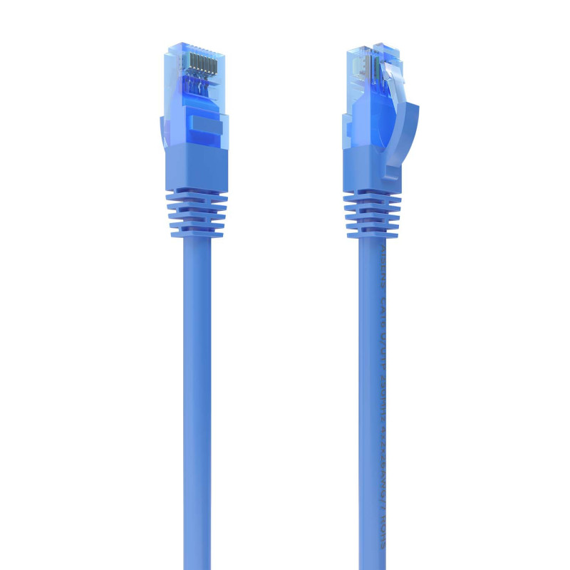 AISENS A135-0803 Cable De Red Latiguillo RJ45 Cat.6 UTP AWG26 CCA, Azul, 4.0 m, 4 m, Cat6, U/UTP (UTP), RJ-45, RJ-45, Azul