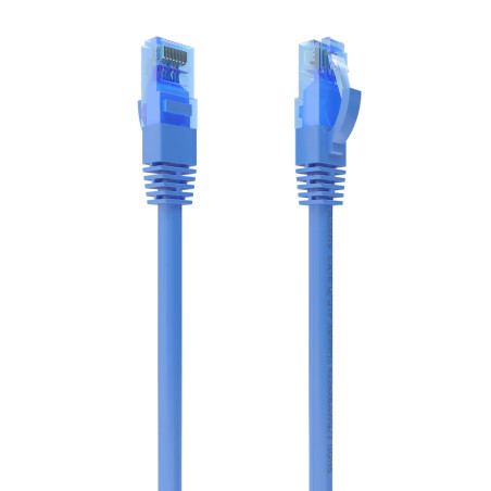 AISENS A135-0803 Cable De Red Latiguillo RJ45 Cat.6 UTP AWG26 CCA, Azul, 4.0 m, 4 m, Cat6, U/UTP (UTP), RJ-45, RJ-45, Azul
