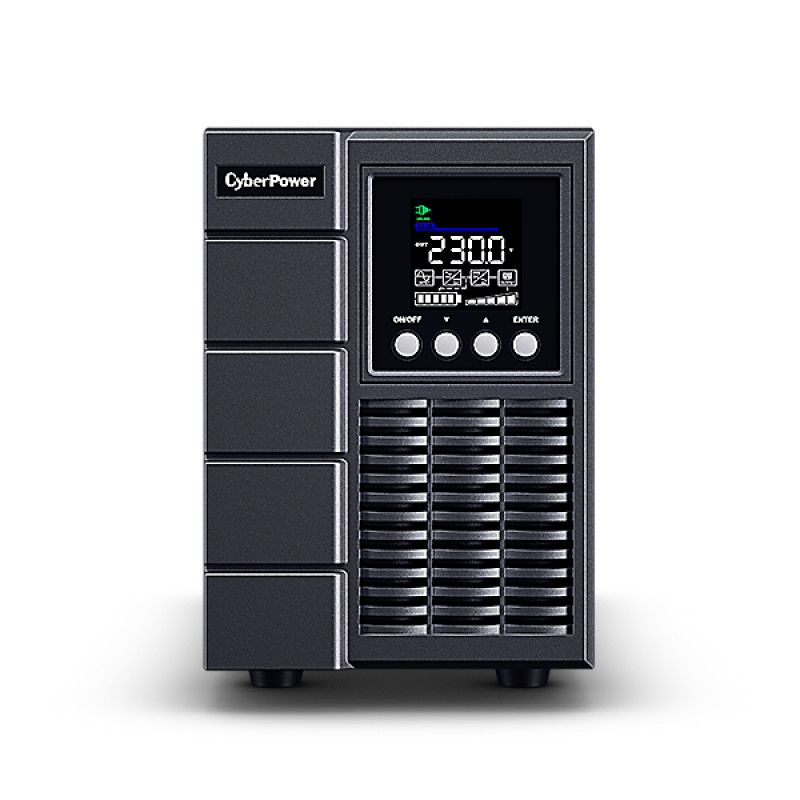CyberPower OLS2000EA-DE OLS2000EA-DE, Doble conversión (en línea), 2 kVA, 1800 W, Onda sinusoidal pura, 200 V, 300 V