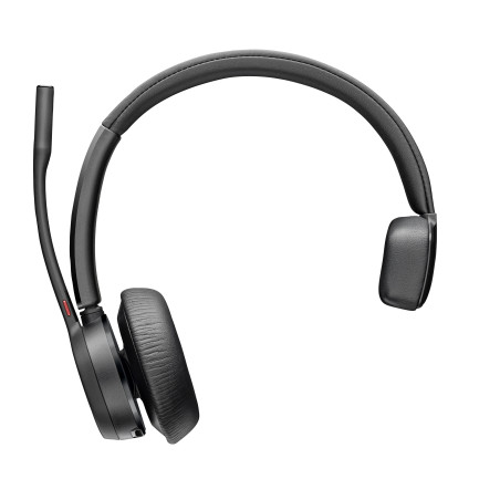 HP Poly 77Y95AA Auriculares Poly Voyager 4310 USB-C con certificación para Microsoft Teams + llave BT700, Inalámbrico y