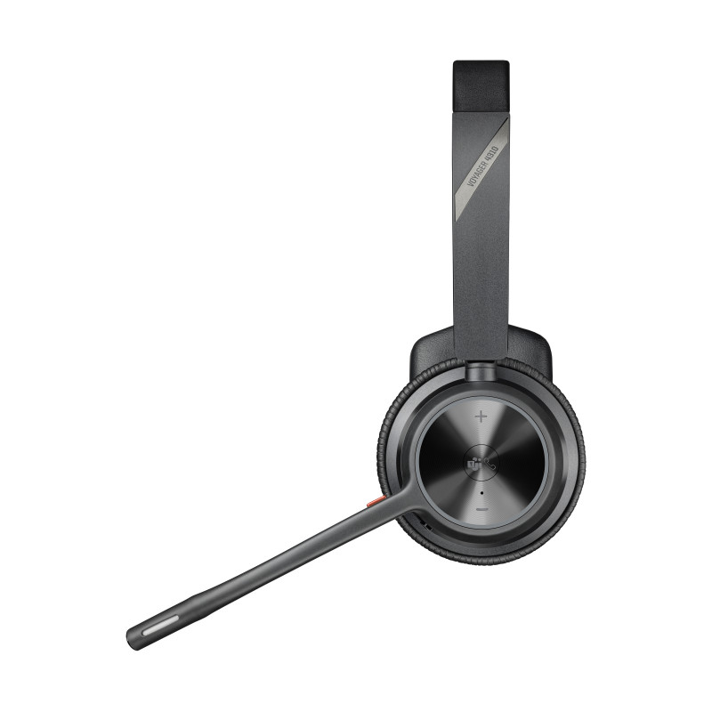 HP Poly 77Y95AA Auriculares Poly Voyager 4310 USB-C con certificación para Microsoft Teams + llave BT700, Inalámbrico y