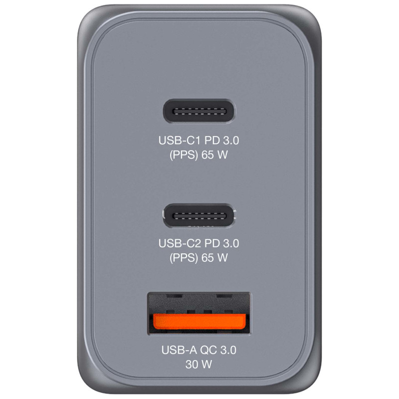 Verbatim 32201 GNC-65, Interior, Corriente alterna, 20 V, Negro, Gris
