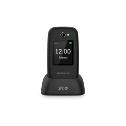 SPC 2330N Harmony 4G, Concha, SIM doble, 6,1 cm (2.4"), 1,3 MP, 1000 mAh, Negro