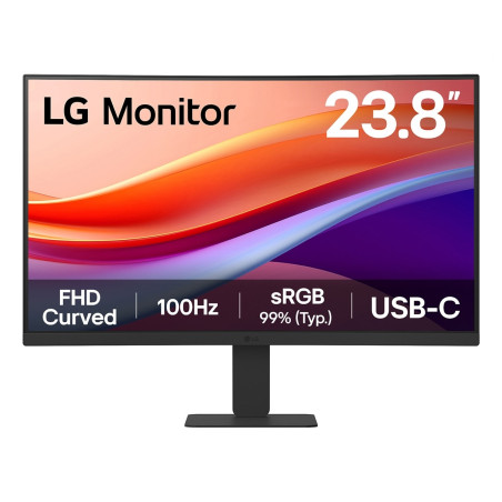 LG 24U421A-B 24U421A-B, 60,5 cm (23.8"), 1920 x 1080 Pixeles, Full HD, LED, 5 ms, Negro