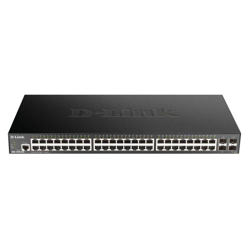 D-Link DGS-1250-52X/E DGS-1250-52X, Gestionado, L3, Gigabit Ethernet (10/100/1000), Montaje en rack
