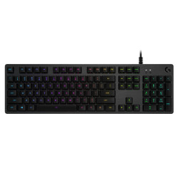 Logitech G 920-009344 920-009344, Alámbrico, USB, Interruptor mecánico, QWERTY, LED RGB, Carbono