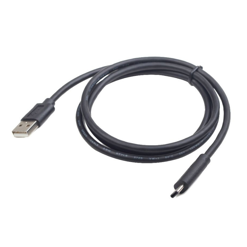 Gembird CCP-USB2-AMCM-6 Kabel / Adapter, 1,8 m, USB A, USB C, USB 2.0, Macho/Macho, Negro