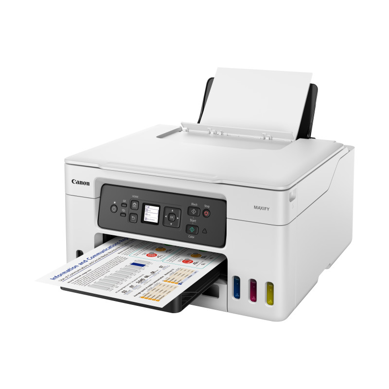Canon 5777C006 MAXIFY GX3050, Inyección de tinta, Impresión a color, 600 x 1200 DPI, A4, Impresión directa, Negro, Blanco