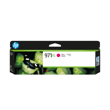 HP CN627AE Cartucho de tinta original 971XL de alta capacidad magenta, Alto rendimiento (XL), Magenta, Tinta a base de