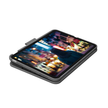 Logitech 920-011426 Slim Folio, QWERTY, Español, 1,8 cm, 1 mm, Apple, Slim Folio para iPad (A16) A16 Slim Folio para iPad
