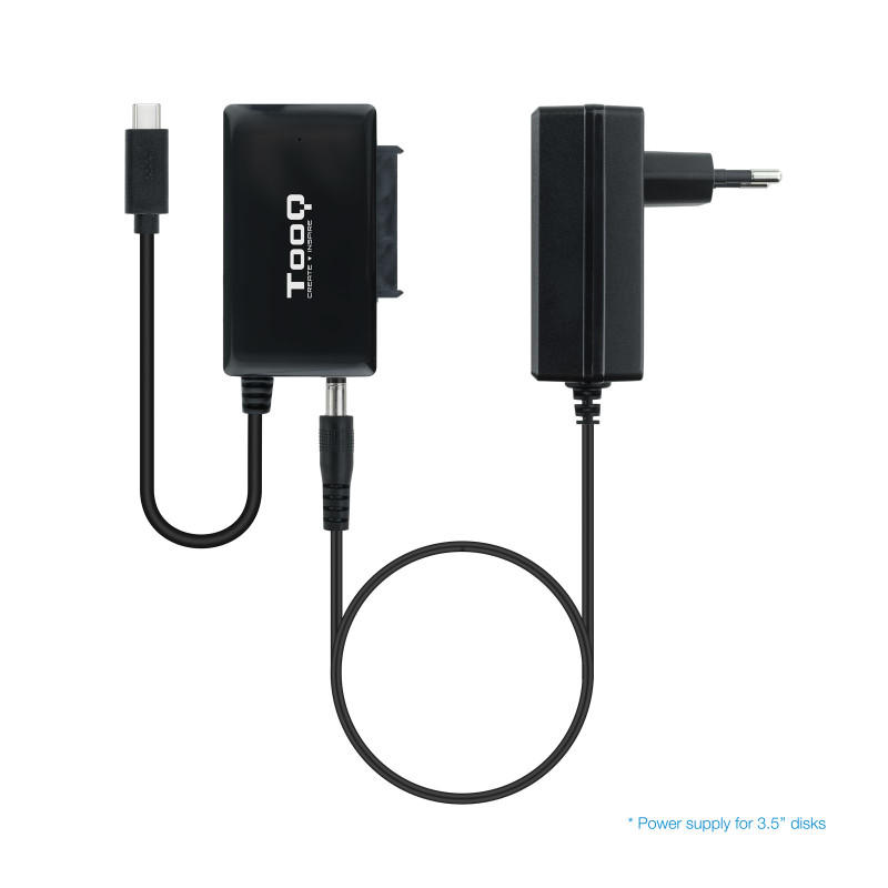 TooQ TQHDA-02C TQHDA-02C, Unidad de disco duro, SATA, Serial ATA II, Serial ATA III, 2.5,3.5", 4 TB, USB 3.2 Gen 1 (3.1 Gen 1)