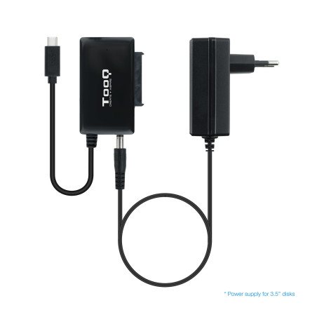 TooQ TQHDA-02C TQHDA-02C, Unidad de disco duro, SATA, Serial ATA II, Serial ATA III, 2.5,3.5", 4 TB, USB 3.2 Gen 1 (3.1 Gen 1)