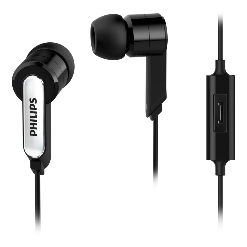 Philips SHE1405BK/10 SHE1405BK/10, Alámbrico, 20 - 20000 Hz, Llamadas/Música, Auriculares, Negro
