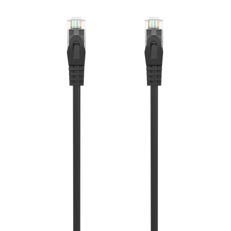 AISENS A145-0590 Cable de Red Latiguillo RJ45 LSZH Cat.6A 500 Mhz UTP AWG24, Negro, 3.0M, 3 m, Cat6a, U/UTP (UTP), RJ-45,