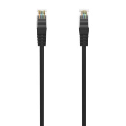 AISENS A145-0590 Cable de Red Latiguillo RJ45 LSZH Cat.6A 500 Mhz UTP AWG24, Negro, 3.0M, 3 m, Cat6a, U/UTP (UTP), RJ-45, 2