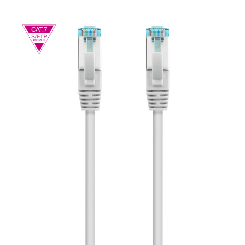 Nanocable 10.20.1701-L150 Cable de Red Cat.7 600MHZ LSZH SFTP PIMF AWG26, Gris, 1.5 m, 1,5 m, Cat7, SF/UTP (S-FTP), RJ-45,