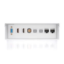 AISENS A127-1031 Caja de Conexiones VGA+Jack 3.5+2xHDMI+2xUSB-B+2xRJ45 Cat.6A STP, Blanco, STP, 6a, USB 2.0, Blanco, Acero, 2