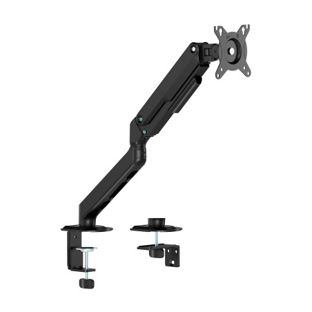 AISENS DT32TSR-447 Soporte de Mesa Eco Contrapeso Giratorio e Inclinable para Monitor/TV 9kg (3 Pivotes, 1 Brazo) de 17-32,