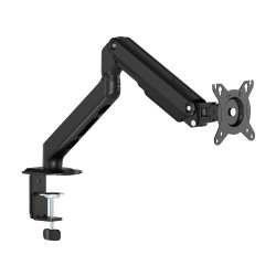 AISENS DT32TSR-447 Soporte de Mesa Eco Contrapeso Giratorio e Inclinable para Monitor/TV 9kg (3 Pivotes, 1 Brazo) de 17-32, 2