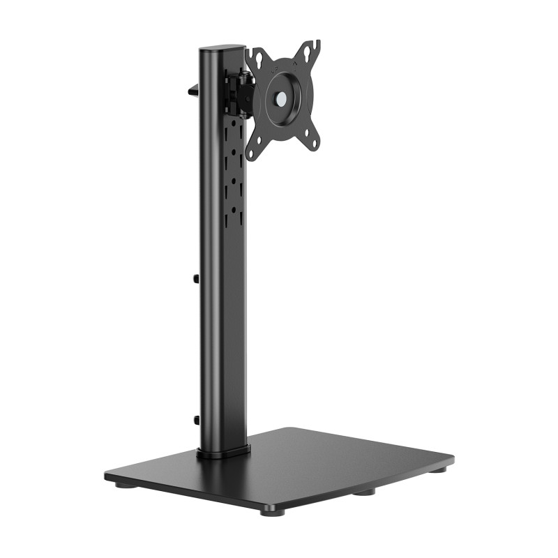 AISENS DT34TSR-457 Soporte de Mesa Con Peana Eco Giratorio e Inclinable para Monitor/TV 12kg de 17-34, Negro, Independiente, 12