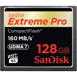 SanDisk SDCFXPS-128G-X46 128GB Extreme Pro CF 160MB/s, 128 GB, CompactFlash, 160 MB/s, 150 MB/s
