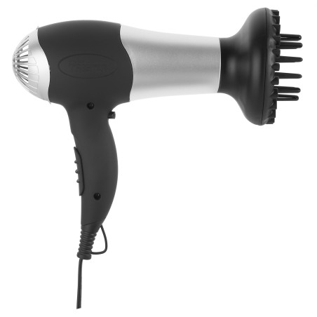Tristar HD-2322 HD-2322 Secador de Pelo, Negro, Metálico, Monocromo, Anilla para colgar, 1,7 m, 2000 W, 220-240 V