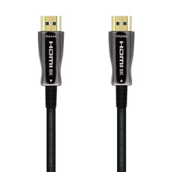 AISENS A153-0522 Cable HDMI V2.1 AOC Ultra Alta Velocidad / HEC 8k@60Hz 4k@120Hz 4:4:4 48Gbps, A/M-A/M, Negro, 60m, 60 m, HDMI