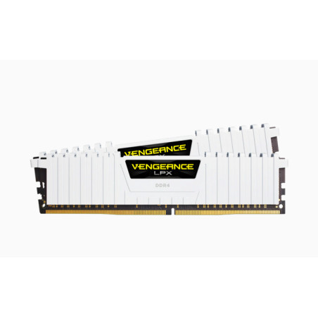 Corsair CMK16GX4M2E3200C16W Vengeance LPX CMK16GX4M2E3200C16W, 16 GB, 2 x 8 GB, DDR4, 3200 MHz, 288-pin DIMM