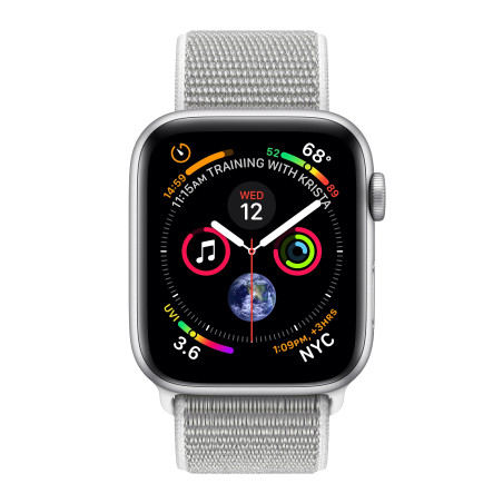 Apple MU6C2TY/A Watch Series 4, OLED, Pantalla táctil, 16 GB, Wifi, GPS (satélite), 36,7 g