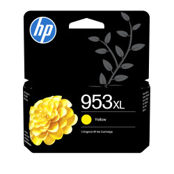 HP F6U18AE Cartucho de tinta Original 953XL de alto rendimiento amarillo, Alto, Amarillo, Tinta a base de pigmentos, 18 ml, 1