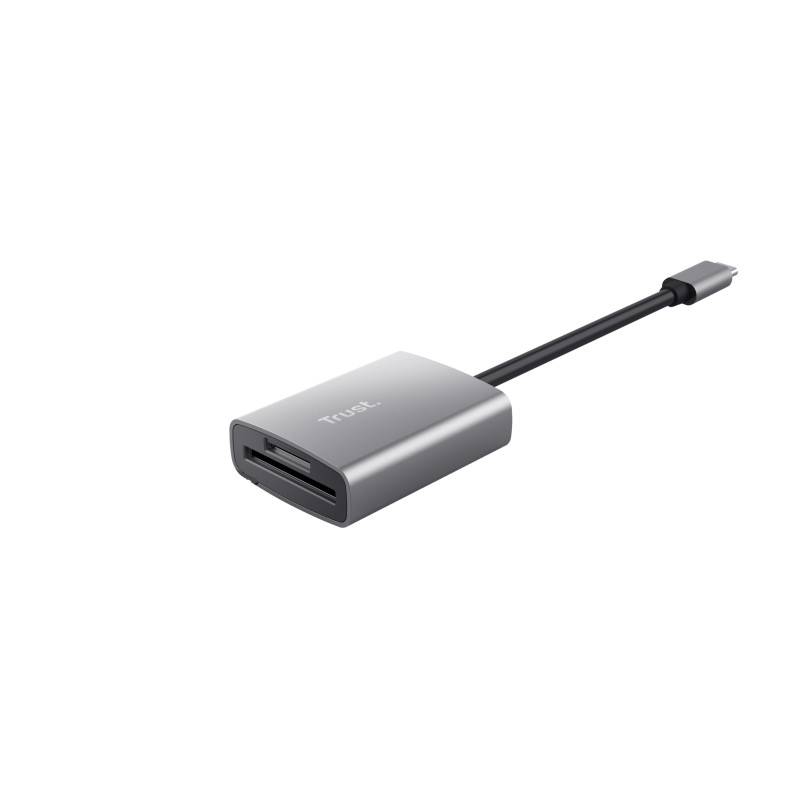 Trust 24136 24136, MicroSD (TransFlash), SD, SDHC, SDXC, Aluminio, 140 Mbit/s, USB 3.2 Gen 1 (3.1 Gen 1) Type-C, 34 mm, 14 mm