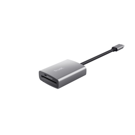 Trust 24136 24136, MicroSD (TransFlash), SD, SDHC, SDXC, Aluminio, 140 Mbit/s, USB 3.2 Gen 1 (3.1 Gen 1) Type-C, 34 mm, 14 mm