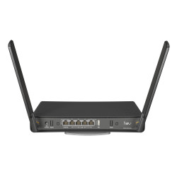 Mikrotik RBD53IG-5HACD2HND hAP ac³, Wi-Fi 5 (802.11ac), Doble banda (2,4 GHz / 5 GHz), Ethernet, Negro, Router de sobremesa