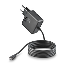 NGS NGS-ACCESORIOS-0364 GAN 65W-C, Interior, Corriente alterna, 20 V, 3 A, 1,5 m, Negro