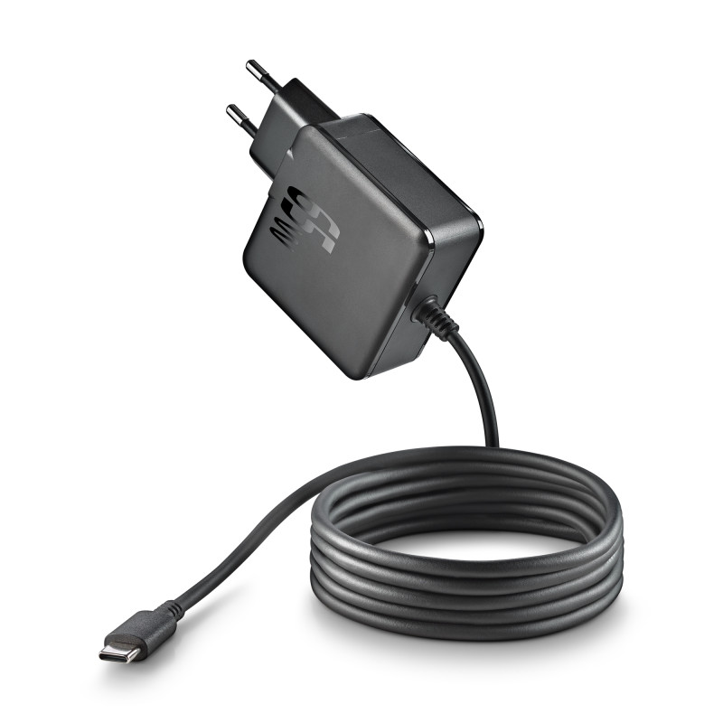 NGS NGS-ACCESORIOS-0364 GAN 65W-C, Interior, Corriente alterna, 20 V, 3 A, 1,5 m, Negro