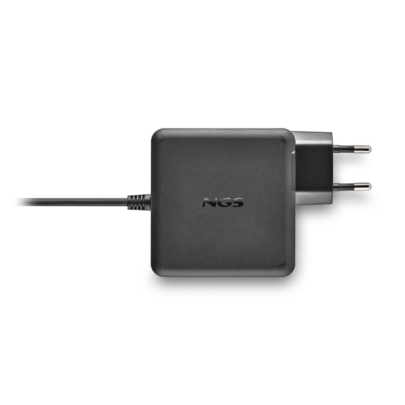 NGS NGS-ACCESORIOS-0364 GAN 65W-C, Interior, Corriente alterna, 20 V, 3 A, 1,5 m, Negro