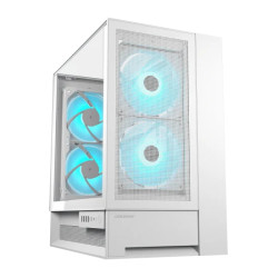 COUGAR 382WA30.0002 CGR-2WA3W-RGB, Midi Tower, PC, Blanco, ATX, micro ATX, Mini-ITX, 17 cm, 38 cm
