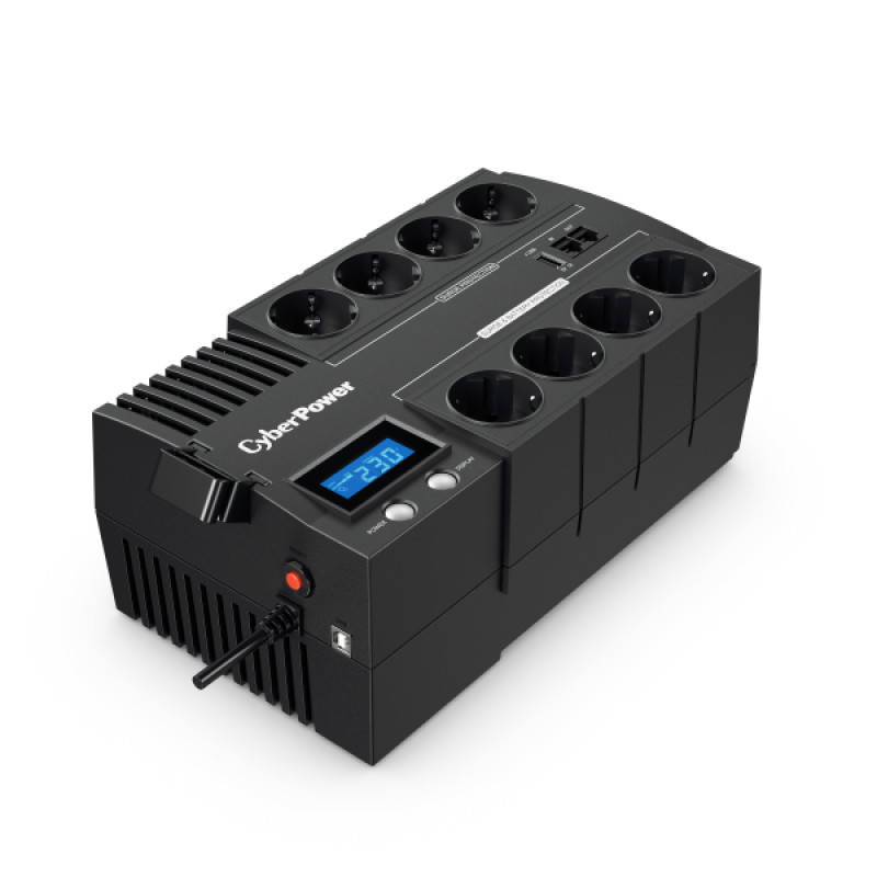CyberPower BR1200ELCD BR1200ELCD, Línea interactiva, 1,2 kVA, 720 W, Seno, 165 V, 290 V