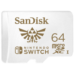 SanDisk SDSQXAT-064G-GNCZN SDSQXAT-064G-GNCZN, 64 GB, MicroSDXC, 100 MB/s, 60 MB/s, Class 3 (U3), Rojo, Blanco