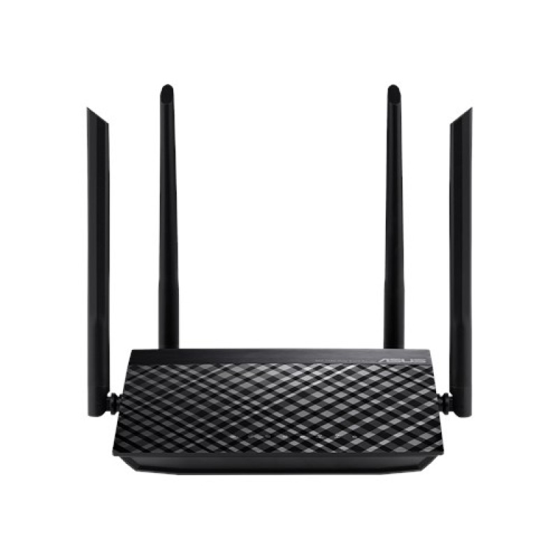 ASUS 90IG0550-BM3400 RT-AC1200 v.2, Ethernet WAN, Ethernet rápido, Negro