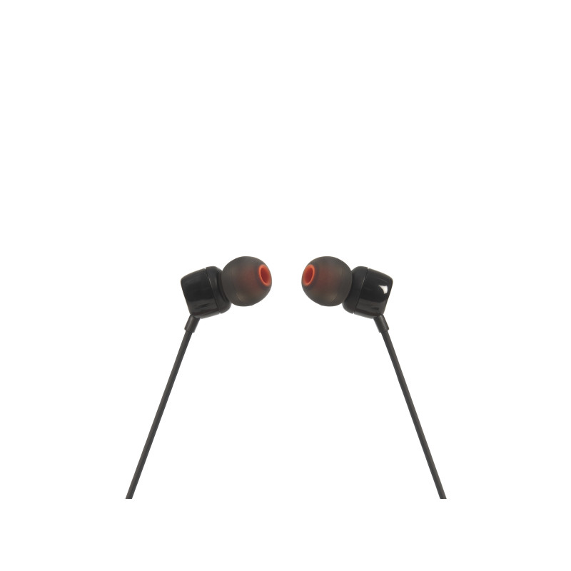 JBL JBLT110BLK Tune 110, Alámbrico, 20 - 20000 Hz, Llamadas/Música, Auriculares, Negro