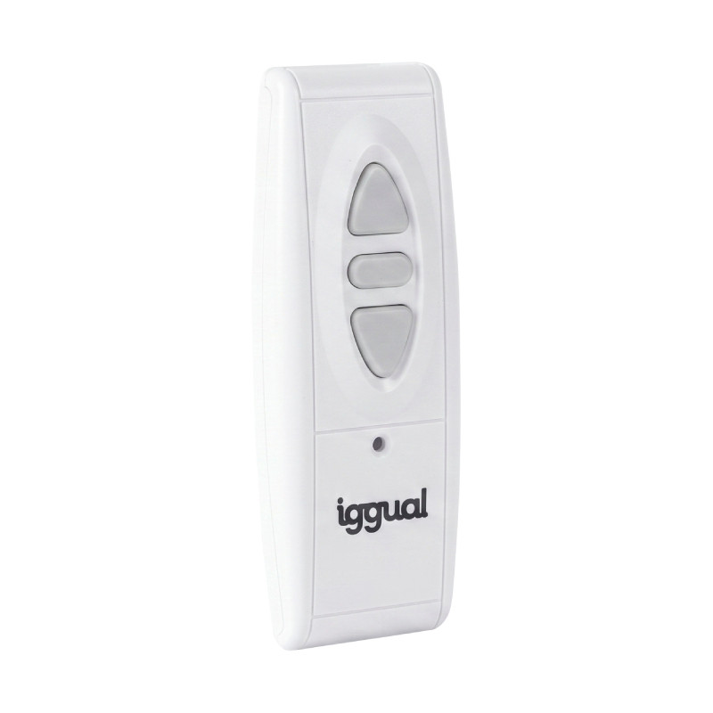 iggual IGG811055 Control remoto pantalla proyección eléctr., Pantalla de proyección, Botones, Blanco